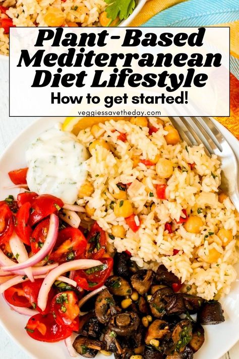 Ready to get started with a plant-based Mediterranean diet? Here you'll find recipes, foods to eat (and foods to avoid), lifestyle tips and frequently asked questions. Mediterranean Diet Vegetable Recipes, Plant Based Mediterranean Diet Recipes, Mediterranean Diet Recipes Vegan, Plant Based Mediterranean Diet, Vegan Mediterranean Diet Recipes, Dairy Free Mediterranean Recipes, Mediterranean Diet For Diabetics, Plant Based Mediterranean Recipes, Mediterranean Vegan Recipes