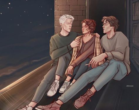 Harry Potter Epilogue, Hermione Malfoy, Hermione Granger Fanart, Hermione Fan Art, Slytherin Gryffindor, Dramione Fan Art, Harry Potter Illustrations, Draco And Hermione, Harry Potter Artwork