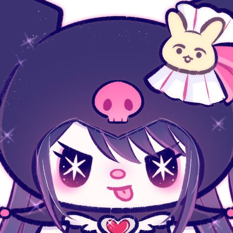 My Melody And Kuromi Pfp, Kuromi Fanart, Cutest Drawings, Kuromi Core, Kuromi Wallpaper, Kuromi Sanrio, Funny Drawings, Hello Kitty Pictures, Ghost Faces