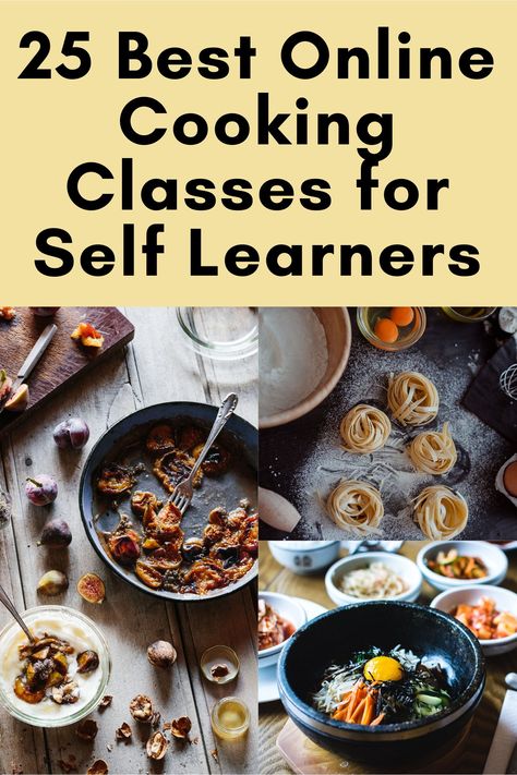 Check out this selection of the best online cooking classes to attend from home: from Italian to Korean food, without forgetting Japanese cuisine and more. The best classes you can attend if you want to learn how to cook! #cookingclasses #selfimprovement Cooking Class Kitchen, Italian Cooking Class, Cooking For A Group, Culinary Classes, Online Cooking Classes, Cooking Courses, Man Food, Cooking Lessons, Culinary School