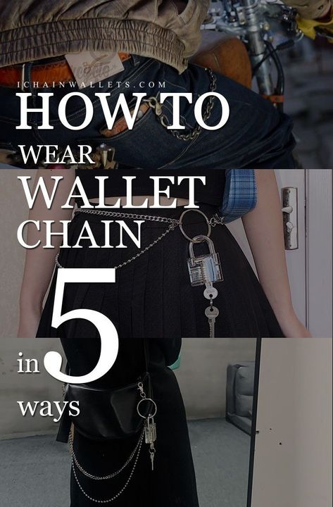 Conventionally, it is worn to secure one's wallet and keep them in place. In the past, it's only popular among bikers and truckers. Nowadays, it's becoming a modish trend to anyone's outfit. They simply hang it onto jeans, bags, purses, wallets and around their neck and waist. Celebrities like David Beckham, Jason Momoa and T-Pain are some of the celebrities who usually appear with wallet chains on their casual outfits. Everyday Rectangular Wallet On Chain, Wallet Chain Outfit Men, Rectangular Wallet On Chain With Metal Hardware, Leather Wallet On Chain With Metal Hardware, Leather Chain Wallet Rectangular, Summer Waxing, Waxed Canvas Backpack, Fancy Accessories, Wallet Chains