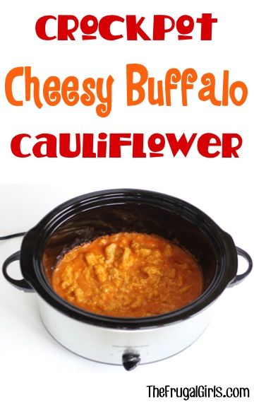 Crockpot Cheesy Buffalo Cauliflower Recipe! ~ from TheFrugalGirls.com ~ give your cauliflower a delicious makeover with this easy Slow Cooker recipe! #slowcooker #recipes #thefrugalgirls Buffalo Cauliflower Crockpot, Buffalo Cauliflower Dip Crockpot, Cheesy Cauliflower Recipes, Buffalo Recipes, Cauliflower Dip, Buffalo Cauliflower Recipes, Weigh Watchers, Buffalo Cauliflower Bites, Dinner Yummy