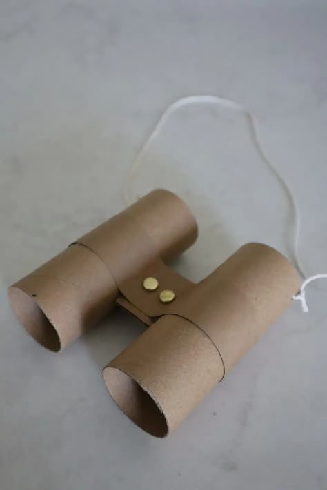 Diy Binoculars, Kids Airplane Crafts, Sticks Crafts, Paper Roll Crafts Diy, Candy Decorations Diy, Ice Cream Sticks, Toilet Paper Crafts, Diy Ice Cream, Preschool Arts And Crafts