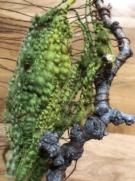 Gnarly Tree, Earth Dragon, Dragon Wing, A Level Textiles, Textile Art Embroidery, Textile Fiber Art, Red Yarn, Dragon Wings, Design Textile