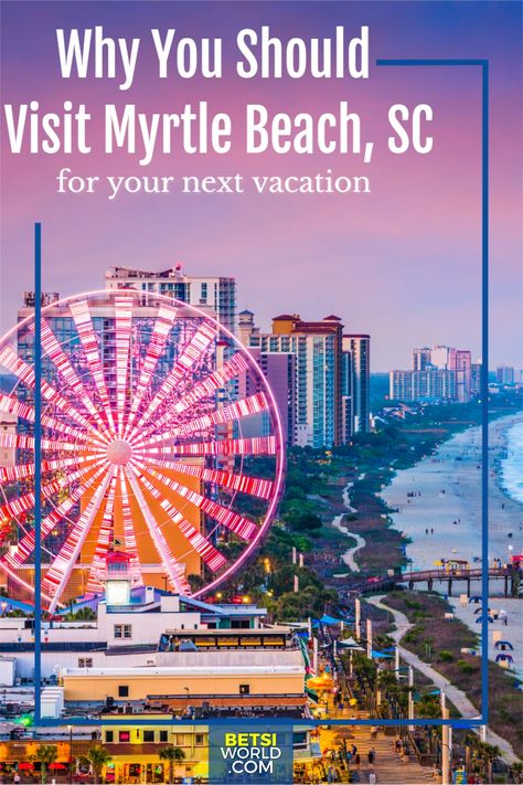 Myrtle Beach Family Vacation, Myrtle Beach Things To Do, Myrtle Beach Attractions, Myrtle Beach Trip, Myrtle Beach Boardwalk, Broadway At The Beach, South Carolina Travel, Myrtle Beach Vacation, South Carolina Beaches