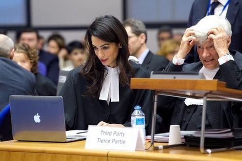 Become A Lawyer, Amal Clooney Style, Amal Alamuddin, Law School Inspiration, Human Rights Lawyer, Ottoman Turks, My Future Job, Career Vision Board, Lawyer Fashion