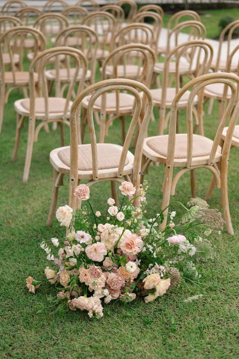 Looking for romantic wedding ceremony chair inspo?Look no further than this pink and white spring wedding! Photography: Stephanie Tarno Photography (http://www.stephtarno.com) Wedding Gazebo Flowers, Pink Wedding Ceremony, White Spring Wedding, Wedding Ceremony Chairs, Spring Wedding Photography, Romantic Wedding Ceremony, Ceremony Chairs, Gazebo Wedding, Indoor Ceremony