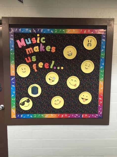 Music Theme Bulletin Board Ideas, Music Bulletin Boards Elementary, Back To School Music Bulletin Boards, Music Classroom Bulletin Board Ideas, Music Class Bulletin Board Ideas, Happy New Year Music, Elementary Music Bulletin Board Ideas, Music Class Organization, Music Room Bulletin Boards