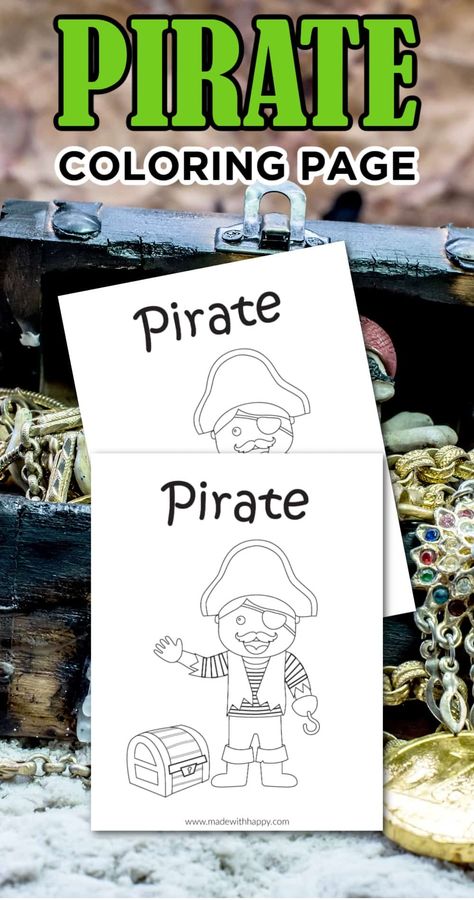 Pirate Printables, Pirate Coloring Pages, Printables Free, Kids Create, Color Crafts, Set Sail, Creative Kids, Holiday Festival, Coloring Page