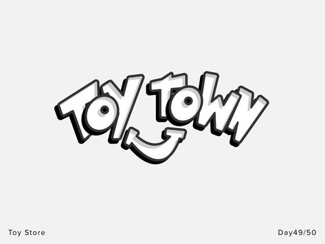 Toy Store - Day 49 - Daily Logo Challenge by Typefool Toy Company Logo Design, Toy Shop Logo, Toy Store Logo, Logo Challenge, Toy Stores, Toys Logo, Toy Shop, Company Logo Design, Designer Toys