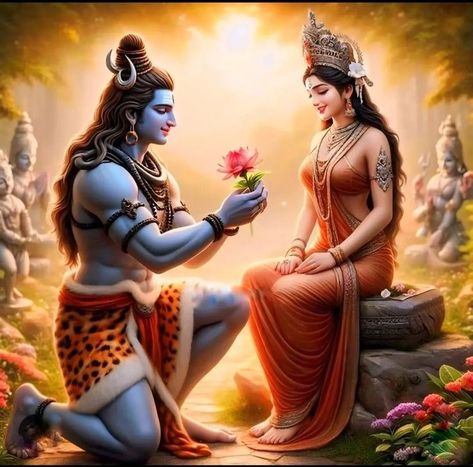 Shiv Parvati Painting, Shiva Illustration, Shivparvati Images, Siva Parvathi Love Images, Shiva Design, Lord Shiva Stories, Shiv Parvati, Devi Images Hd, Shiva Parvati