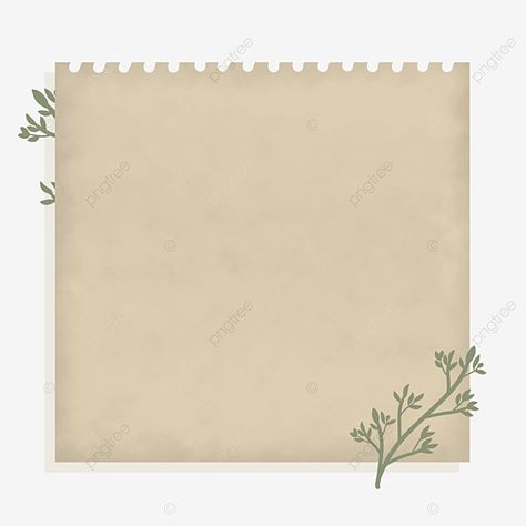 Note Png, Lipstick Smudge, Journal Decoration, Brown Note, Card Png, Paper Note, Paper Scrapbook, Brown Wallpaper, Flower Template