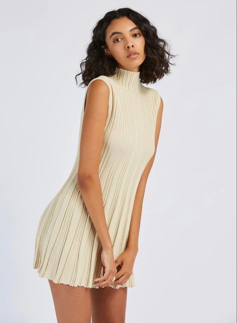 Women Sleeveless Solid Knit Pleated Dress Slim Fit a-Line Mini Dress #SoftGirlAutumn
#CozySoftGirl
#FallPastels
#SoftGirlVibes
#AutumnAesthetics
#SoftGirlStyle
#FallFashion
#WarmHues
#CottagecoreFall
#AutumnDreams Crochet Mini Dress Keychain, Estilo Ivy League, Estilo Ivy, Dress Slim, Jenner Outfits, Womens Knit Dresses, Crochet Mini Dress, Pleated Mini Dress, How To Crochet