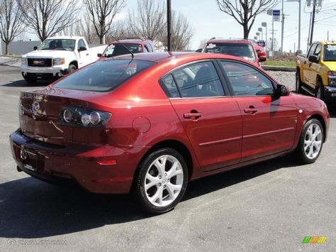 2008 Mazda 3 - Copper Mica Red Red Mazda, Mazda 3 2008, Mazda 3 2009, Mazda 3 Sedan, Mazda 3, Mazda, Dream Cars, Suv Car, Copper