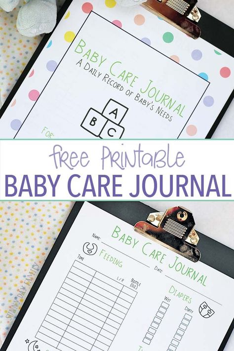 Keep track of baby's feedings, diapers, naps and more with this free printable baby care journal! A baby care log sheet to help new moms get organized and feel less overwhelmed. This twin mom's must have is perfect for all new moms - makes a great baby gi Infant Care Sheet, Infant Accessories, Twin Baby Gifts, Twins Gift, Baby Products Packaging, Preemies, Baby Care Tips, Baby Journal, Twin Mom