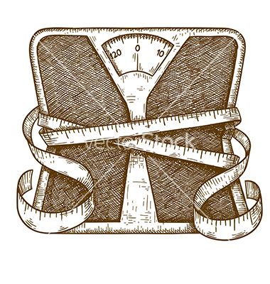 Engraving scales vector doodle by Andrii_Oliinyk on VectorStock® Body Weight Scale, Weight Management Programs, Whimsical Art Journal, Watercolor Eyes, Scale Drawing, Scale Art, Doodle Tattoo, Tape Art, Start Losing Weight