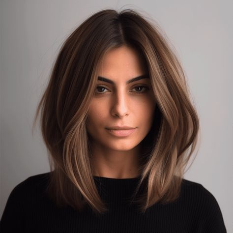 75 Stunning Lob Haircuts (Long Bob) for Right Now Longer On One Side Bob, Lob Haircut Heart Shaped Face, Mikado Haircut, Collar Bone Hair, Longbob Hair, Wedding Haircut, Mom Cut, 2023 Hair, Kadeřnické Trendy