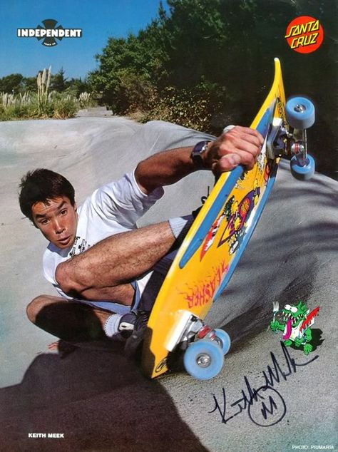 KEITH MEEK - SLASHER SANTA CRUZ AD Skateboard Images, Skate Photography, Skater Boi, Classic Skateboard, Skateboard Photos, Skate Boards, Old School Skateboards, Skate Photos, Skate And Destroy