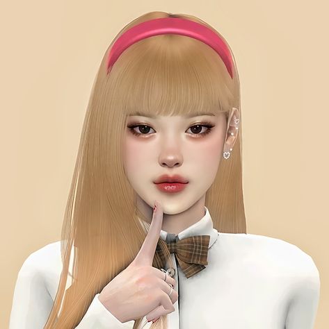 Simple satin headband | euno sims on Patreon Euno Sims, The Sims 4 Cabelos, Simple Satin, Sims 4 Family, The Sims 4 Skin, Simple Headbands, Sims 4 Cc Skin, Sims 4 Cc Folder, Sims 4 Gameplay