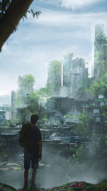 17 AMAZING CYBERPUNK WALLPAPERS Overgrown City, Ville Cyberpunk, Apocalypse Landscape, Post Apocalyptic City, Dystopian Art, Dystopian Aesthetic, 3d Karakter, Abandoned City, Art Cyberpunk