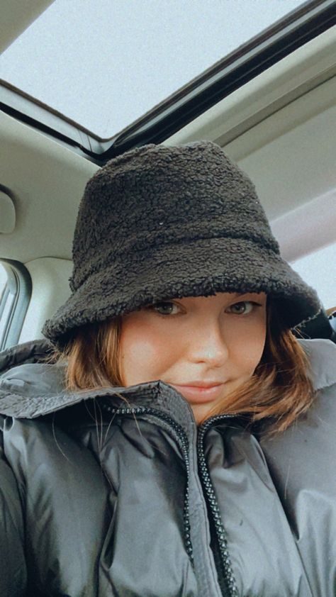 Women’s winter Sherpa bucket hat 
Winter aesthetic
Winter street style
Winter style 
2021 women’s winter style 
Black Sherpa bucket hat Winter Bucket Hats, Sherpa Hat Outfit, Fleece Bucket Hat Outfit, Sherpa Bucket Hat Outfit, Denim Bucket Hat Outfit, Bucket Hat Winter Outfit, Bucket Hat Outfit Winter, Hat Outfit Winter, Sherpa Bucket Hat