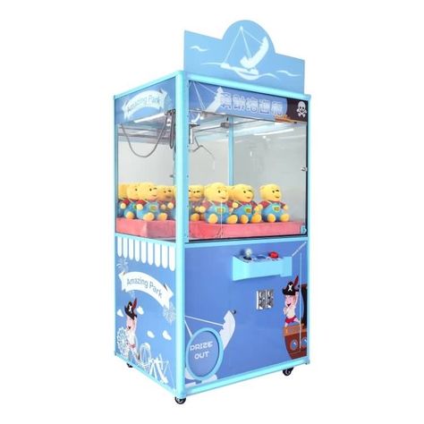 Claw Crane, Toy Crane, Vending Machine Business, Prize Box, Crane Machine, Claw Machine, Vending Machines, Game Rooms, Amusement Parks