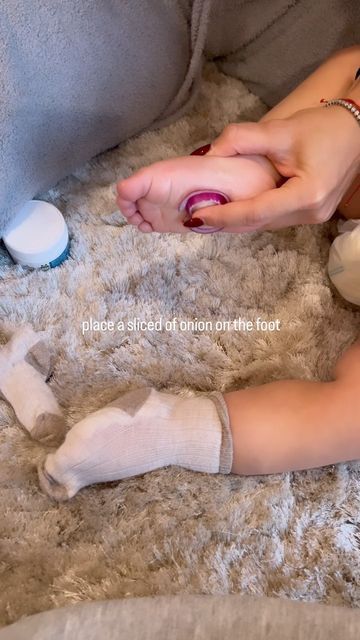 P A Y M I on Instagram: "This bad croup that is going on got me doing all home remedies . . disclaimer: Your baby may have smelly feet, but they won’t have a temperature!🥹😅" Cough Drops, Cough Remedies, Home Remedies, On Instagram, Instagram