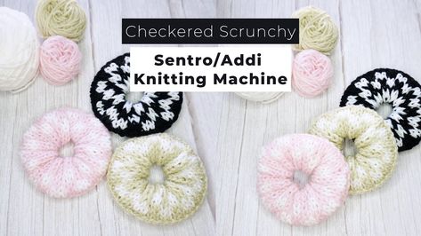 Addi Knitting Machine, Circular Knitting Machine, Knitting Machine, Circular Knitting, Machine Knitting, Only 1, How To Make Your, Scrunchies, Make Your Own