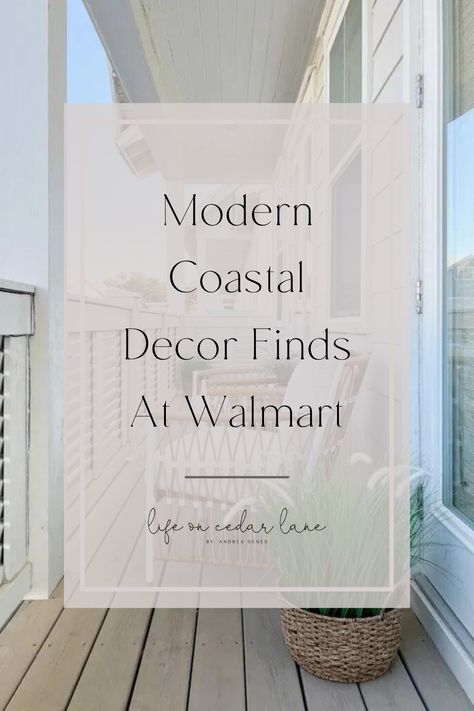 Head over to the blog for a round-up of my favorite modern coastal touches for your home at affordable prices! Modern Coastal Entryway Ideas, Modern Coastal Office, Modern Coastal Lighting, Modern Coastal Entryway, Small Foyer Ideas Entryway, Coastal Entryway Ideas, Coastal Foyer, Beach House Entryway, Modern Coastal Wall Decor