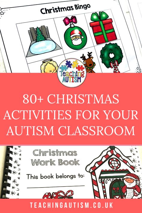 Special Education Christmas Crafts, Christmas Crafts Special Education, Christmas Occupational Therapy, Early Years Teaching, Special Education Behavior, Holiday Classroom Activities, Asd Classroom, Activities For The Classroom, Christmas Things To Do