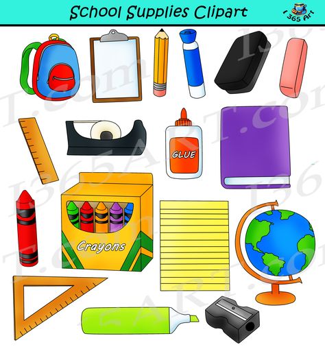 School Supplies Target, School Supplies List Elementary, School Supplies Diy Notebook, Free School Supplies, Teaching Clipart, School Supplies Highschool, College Diy, College School Supplies, School Supplies Organization