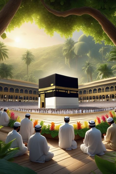 #Holy Kaaba #Holy #Kaaba #mocca #Islamic #Mosque #peace #grand #Mosque #BeautifulMosque #images, #photography, #Islamic Art, #Islamic images #Ai art #Most Beautiful #Mosque, #Islamic images, #Masjid picture #Masjid Islamic Pictures Boy, People Praying, Islamic City, Ka Bah, The Kaaba, Greg Rutkowski, Forest People, Splash Images, Mosque Art