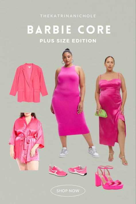 #barbiestyle #barbiecore #plussizeoutfits #plussizefashion #size3X #tiktokfashion #barbieaesthetic #aestheticoutfit Barbiecore Plus Size, Plus Size Barbie Outfit, Barbie Core Outfit, Plus Size Barbie, Outfit Ideas For Plus Size, Barbie Couture, Barbie Core, Barbie World, Barbie Girl