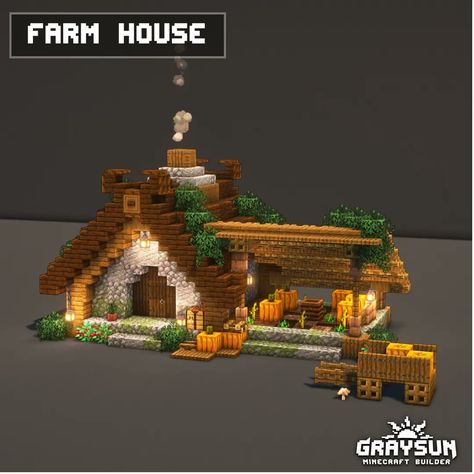 Minecraft Taiga Village, Minecraft Halloween Ideas, Vanilla Minecraft, Minecraft Kingdom, Minecraft Structures, Minecraft Interior Design, Minecraft House Plans, Minecraft Farm, Easy Minecraft Houses