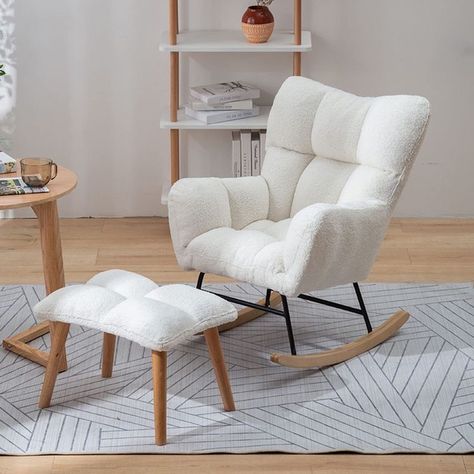 Tufted Rocking Chair, Nursing Chairs, Upholstered Rocking Chair, Rocking Chair Pads, Relax Chair, Armchair Bedroom, Upholstered Rocking Chairs, Sitting Chair, Nursing Chair