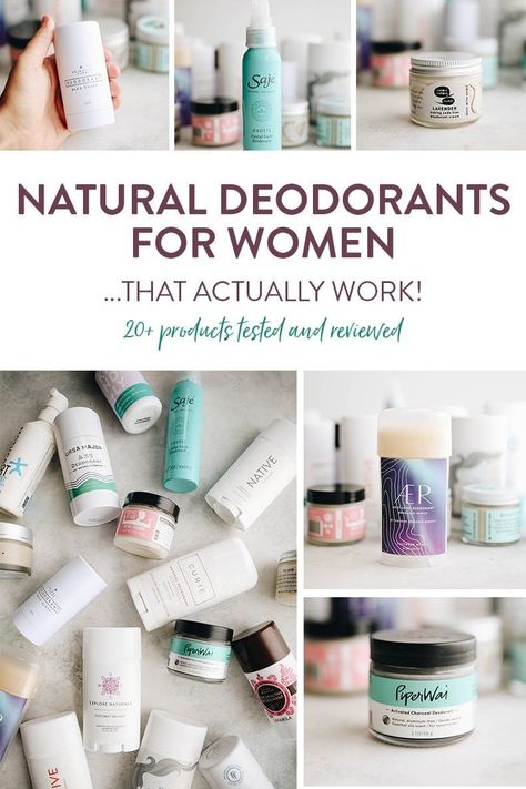 The Best Natural Deodorants for Women [That Actually Work!] - The Healthy Maven Healthy Deodorant, Wellness Hacks, Clean Deodorant, Best Natural Deodorant, Deodorant For Women, Natural Beauty Recipes, Natural Beauty Care, Natural Beauty Diy, Health Challenges