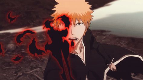 Bleach Gif, Dragonball Evolution, Ichigo Bankai, Ichigo X Orihime, Ichigo Manga, Ulquiorra Cifer, Tite Kubo, Ichigo And Rukia, Bleach Anime Ichigo