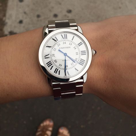 Cartier Watches Mens, Cartier Watches Women, Watches Women Simple, Everyday Watch, Cartier Watch, Womens Watches Luxury, Work Style, Pocket Watches, Watches Women Fashion