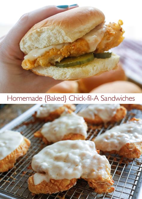 Chick Fil A Sandwich, Quick Sandwiches, Copycat Chick Fil A, Meat Sandwich, Cat Recipes, Chick Fil A, Chicken Sandwich, Sandwich Recipes, Restaurant Recipes