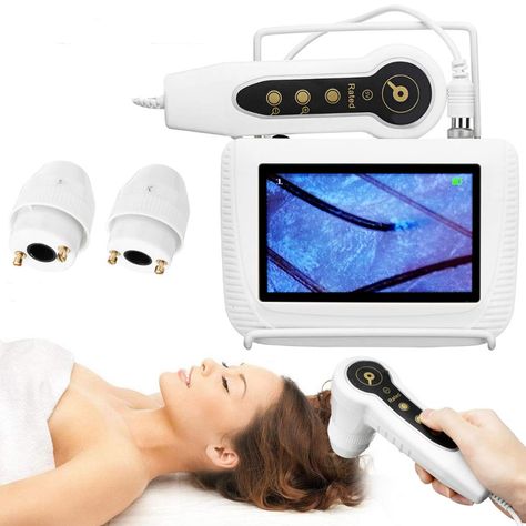 PRICES MAY VARY. 【SKIN MICROSCOPE WITH TWO LENS】:Standard with 50X, 200X lens, skin detection with 50X, hair detection with 200X, support a variety of lenses. 【LIVE IMAGE FOR SKIN ANALYZER】:Can freeze frame image screen, zoom in and out of the screen, bring you convenience.The live image motivates clients to act on problem areas 【SKIN ANALYSIS AND HAIR TEST 】:Can be used for detecting skin problems such as pimples, color spots, inflammation, etc.Suitable for testing scalp oil content, hair moist Face Generator, Hair Test, Oil For Dry Skin, At Home Hair Color, Scalp Oil, Hair Replacement, Hair Scalp, Hair Follicle, Skin Problems