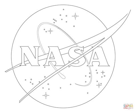 Nasa Drawing, 1366x768 Wallpaper Hd, Space Coloring Pages, Space Drawings, Nasa Logo, Drawing Wallpaper, Space Nasa, Printable Crafts, Space Theme