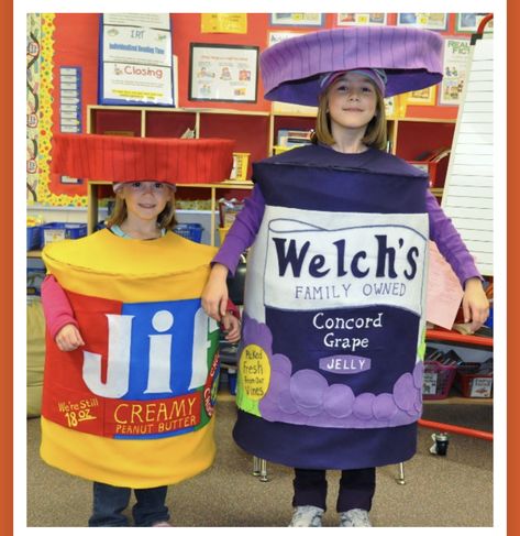 Peanut Butter And Jelly Costume, Butter Costume, Marshall From Paw Patrol, Halloween Costume Videos, Group Halloween Costume Ideas, Pregnant Halloween Costumes, Bff Halloween Costumes, Clever Halloween Costumes, Duo Halloween Costumes