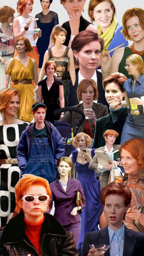 #miranda #mirandahobbes #sexandthecity #satc #outfitinspo #fashion #outfit #fashionicon #90s #tv #moodboard #collage Miranda Satc Aesthetic, Sexandthecity Miranda, Miranda Satc Outfits, Miranda Sexandthecity, Miranda Sexandthecity Outfits, Miranda Hobbes Aesthetic, Miranda Hobbes Outfits, Miranda Satc, Miranda Hobbs