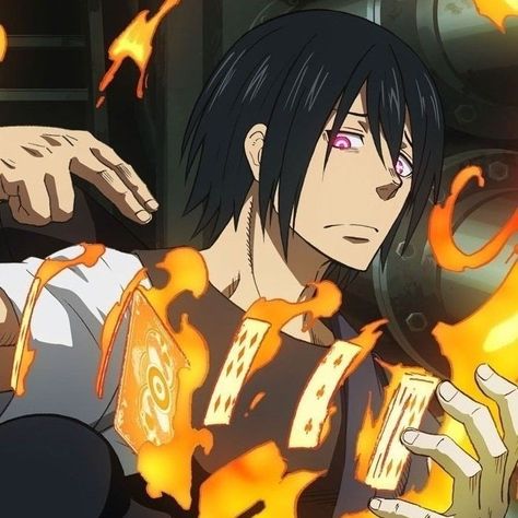 Fire Force, An Anime, Anime Character, Force, Red, Anime, Black