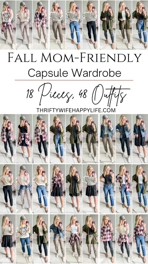 Mom Capsule Wardrobe Fall, Fall Wardrobe 2023 Capsule, Womens Fall Capsule Wardrobe 2023, Fall Wfh Capsule Wardrobe, Something To Wear Something You Need, New Mom Wardrobe Capsule, Fall Time Capsule Wardrobe 2023, 1 Item Multiple Outfits, Old Navy Fall Capsule 2023