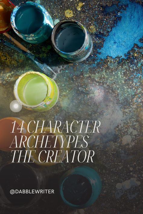 Usually some sort of artist, inventor, scientist, musician, or writer, Creator archetypes are usually single-minded in their pursuit to bring something new into the world. Like all character archetypes, the Creator exists because this passion to make things is a cross-cultural, timeless set of traits that most people can identify and understand pretty easily. #author #amwriting #writer #writing #goodwriting #startwriting #writingclass #character #characterarchetype #write Archetypes Character, The Charmer Archetype, The Creator Archetype, Character Archetypes Writing, The Warrior Archetype, Creator Archetype, Character Archetype, Hero Archetype, Character Archetypes