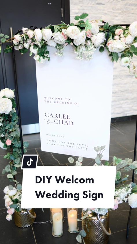 Ikea Welcome Sign Wedding, Ikea Wedding Sign, Ikea Clothing Rack Wedding Sign, Ikea Wedding Decor, Diy Welcome Sign Wedding, Ikea Clothes Rack, Diy Clothing Rack, Ikea Rack, Diy Welcome Sign