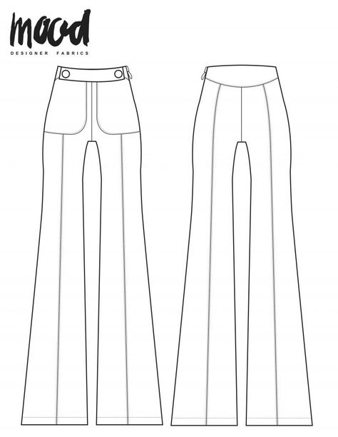 The Ash Pants - Free Sewing Pattern - Mood Sewciety Maternity Sewing Patterns, Maternity Sewing, Mood Sewciety, Sewing Patterns Free Women, Free Pants, Pants Sewing, Free Sewing Patterns, Sew Ins, Pants Sewing Pattern