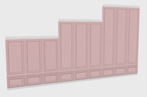 [TS4 CC] Bespoke Wall Panels (SINGLE) | AnachroSims on Patreon Fake Brick, Mod Wall, Brick Paneling, 4 Wallpaper, Color Tag, Ts4 Cc, Sims 4 Build, Pink Walls, Wallpaper Panels