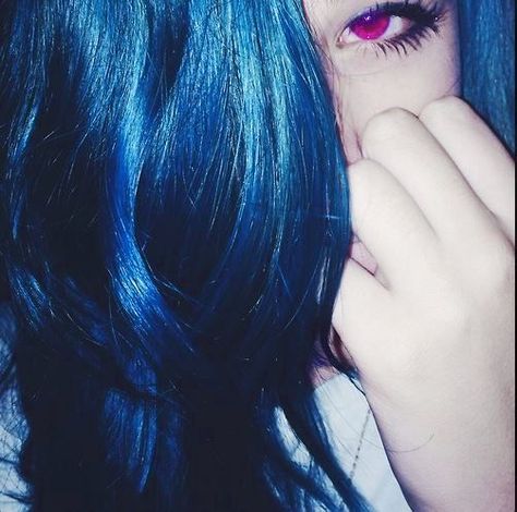 Jinx Aesthetic, Hair Color Blue, Colored Hair, Aesthetic Photography Nature, Icon Pfp, Dream Hair, Loose Hairstyles, Character Aesthetic, Blue Aesthetic